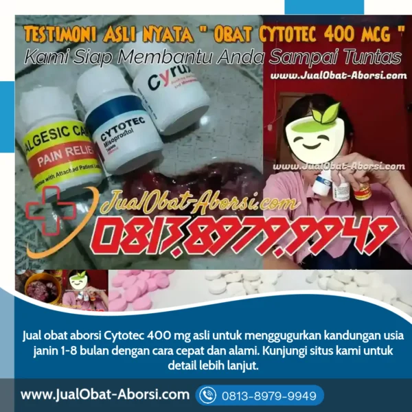 Obat Aborsi Cytotec Asli 400 mg: Solusi Aman dan Efektif untuk Mengatasi Kehamilan yang Tidak Diinginkan