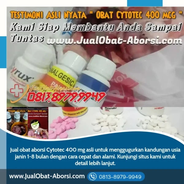 Obat Aborsi Cytotec Asli 400 mg: Solusi Aman dan Efektif untuk Mengatasi Kehamilan yang Tidak Diinginkan